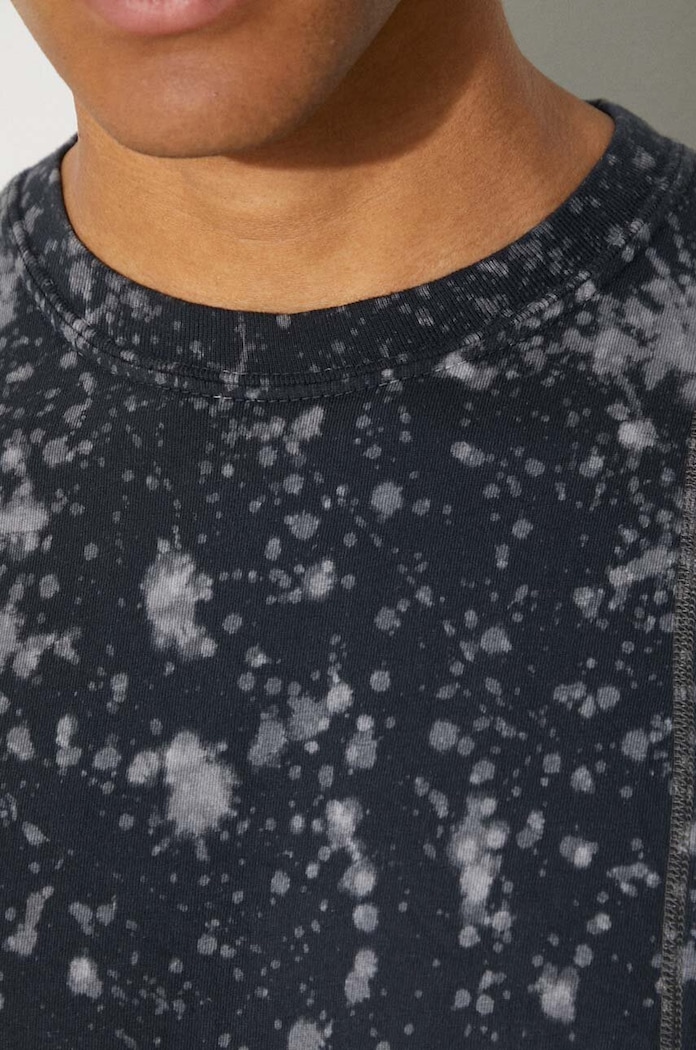 Needles cotton t-shirt 5 Cuts S/S Tee - B&W Mishmash — photo 6