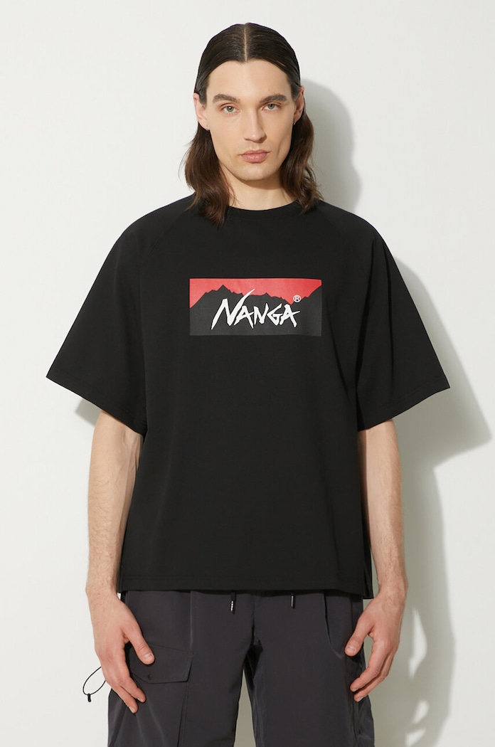 Nanga t-shirt Eco Hybrid Box Logo Loose Fit Tee — photo 4