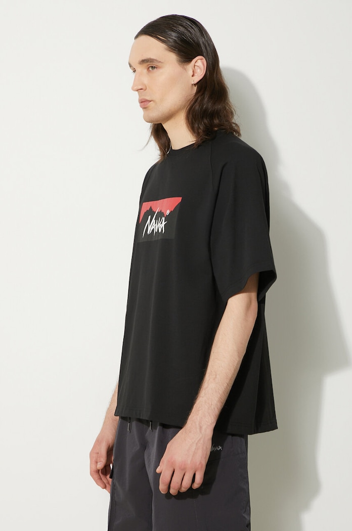 Nanga t-shirt Eco Hybrid Box Logo Loose Fit Tee — photo 5