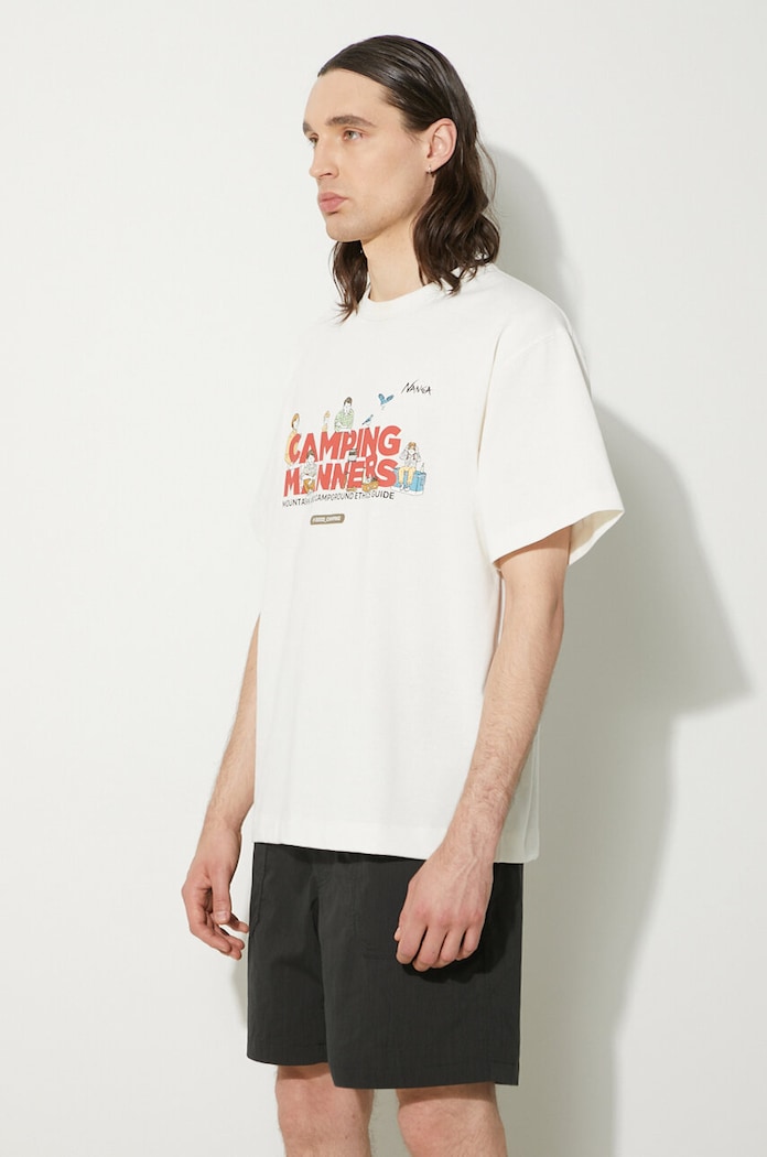 Nanga t-shirt Eco Hybrid Camping Manners Wild Animals Tee — photo 4
