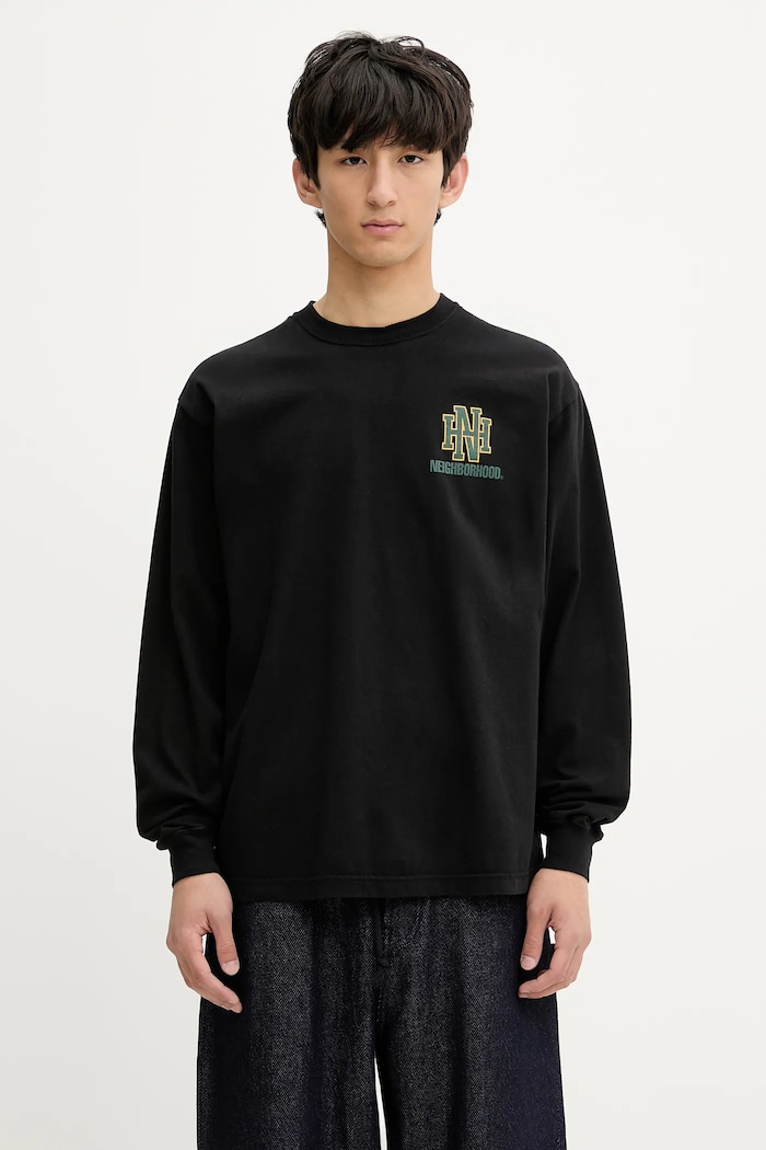 NEIGHBORHOOD cotton longsleeve top Nh . Tee Ls-8