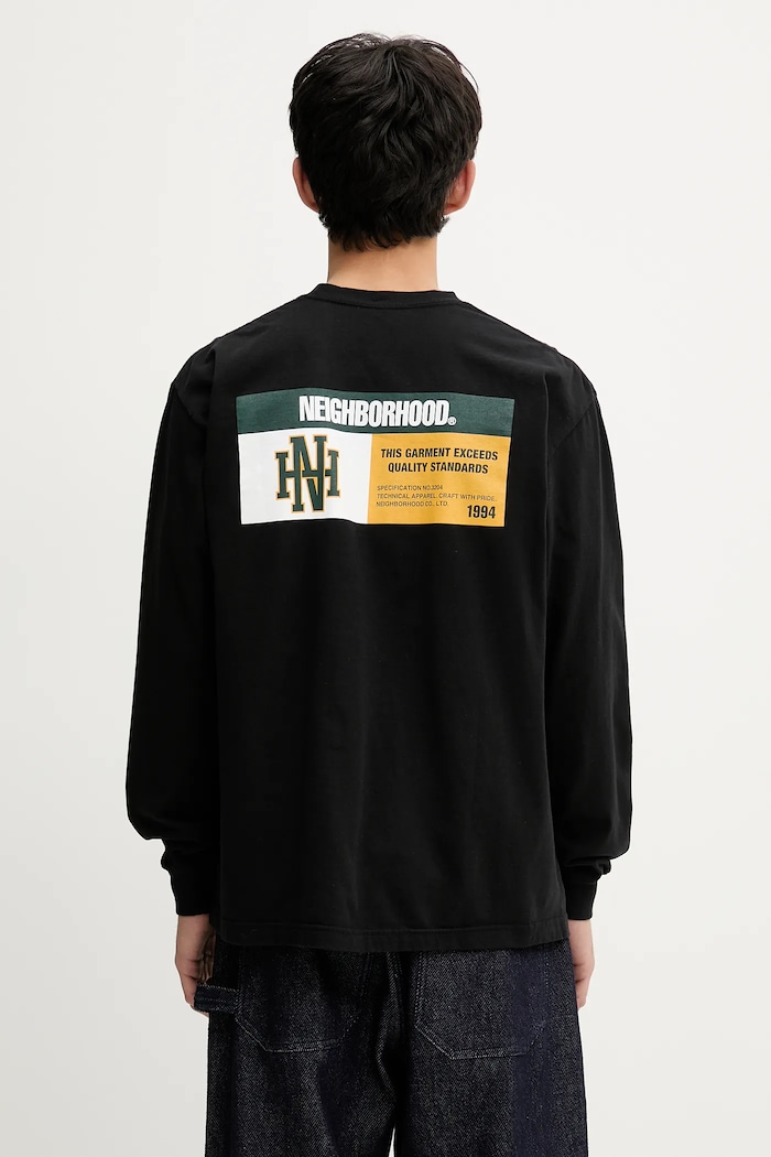 NEIGHBORHOOD cotton longsleeve top Nh . Tee Ls-8 — photo 3
