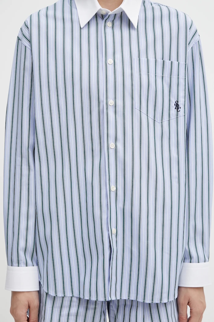 Sporty & Rich cotton shirt Src Oversized — photo 4
