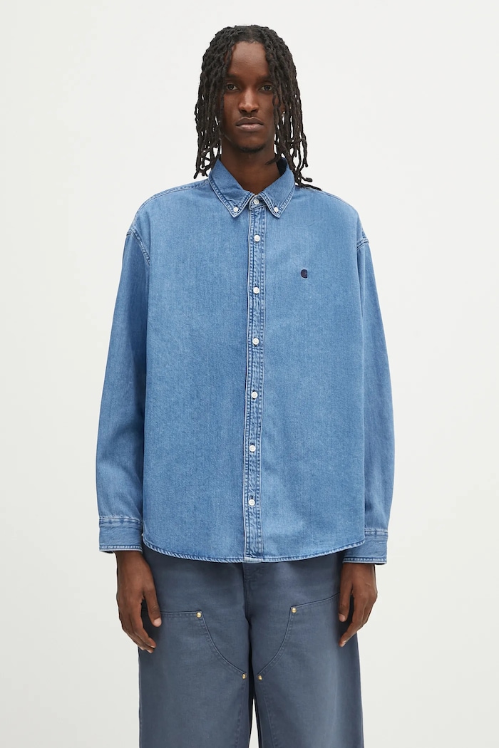 Carhartt WIP denim shirt L/S Lucas Shirt