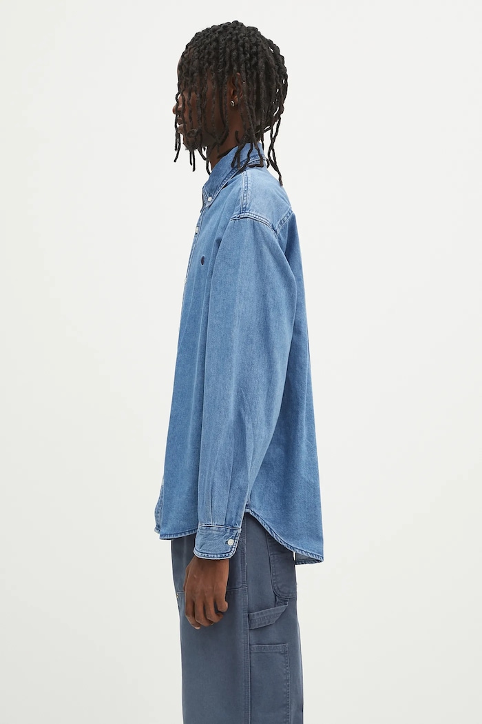Carhartt WIP denim shirt L/S Lucas Shirt — photo 2