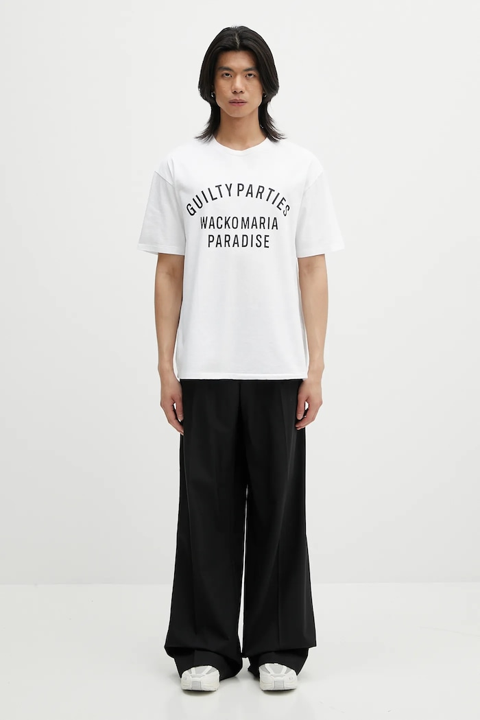 Wacko Maria cotton t-shirt washed heavy weight — photo 4