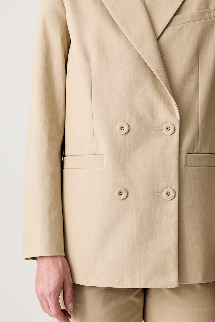 A.P.C. veste lucy double-breasted suit jacket cotton Women's — photo 4