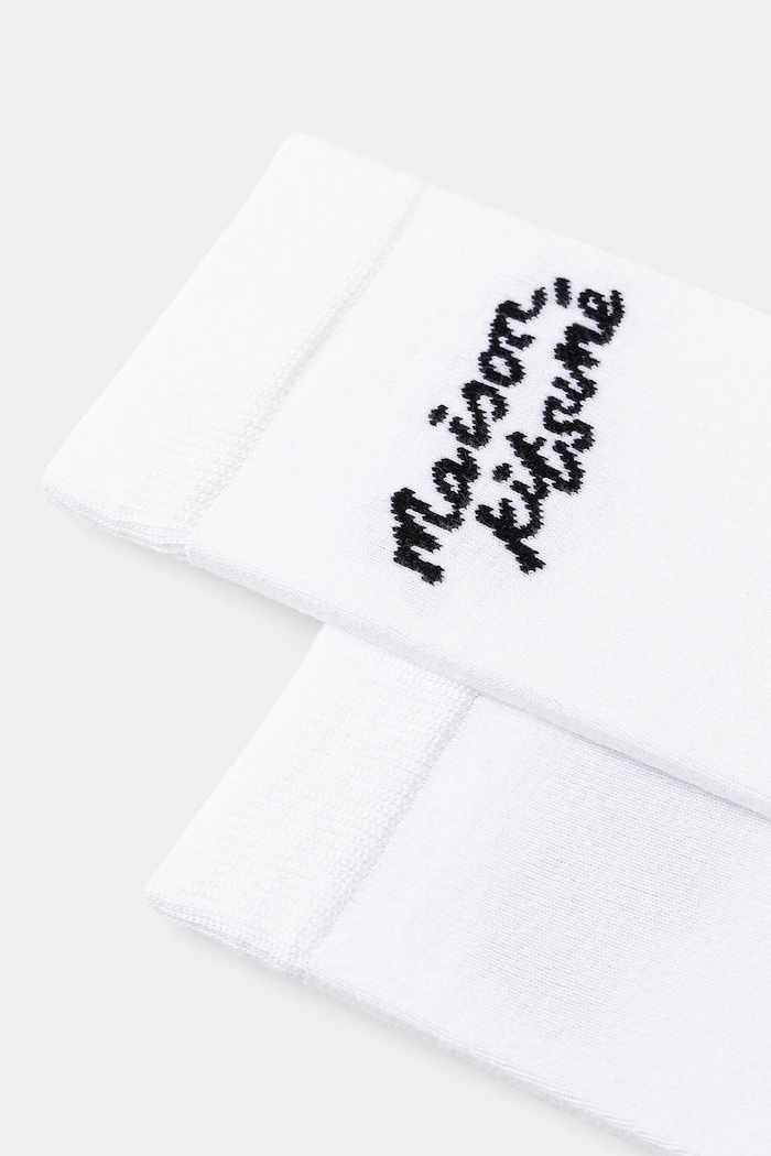 Maison Kitsuné socks Handwriting — photo 2