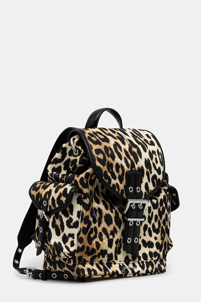 GANNI backpack Bucky Backpack Small Nylon Print — photo 2