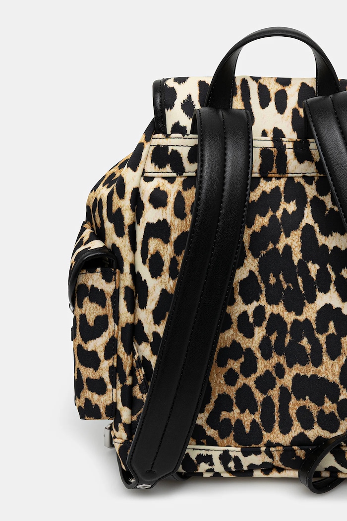 GANNI backpack Bucky Backpack Small Nylon Print — photo 3