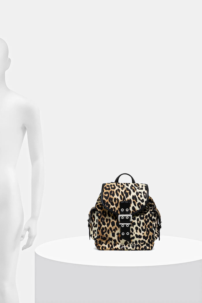 GANNI backpack Bucky Backpack Small Nylon Print — photo 6