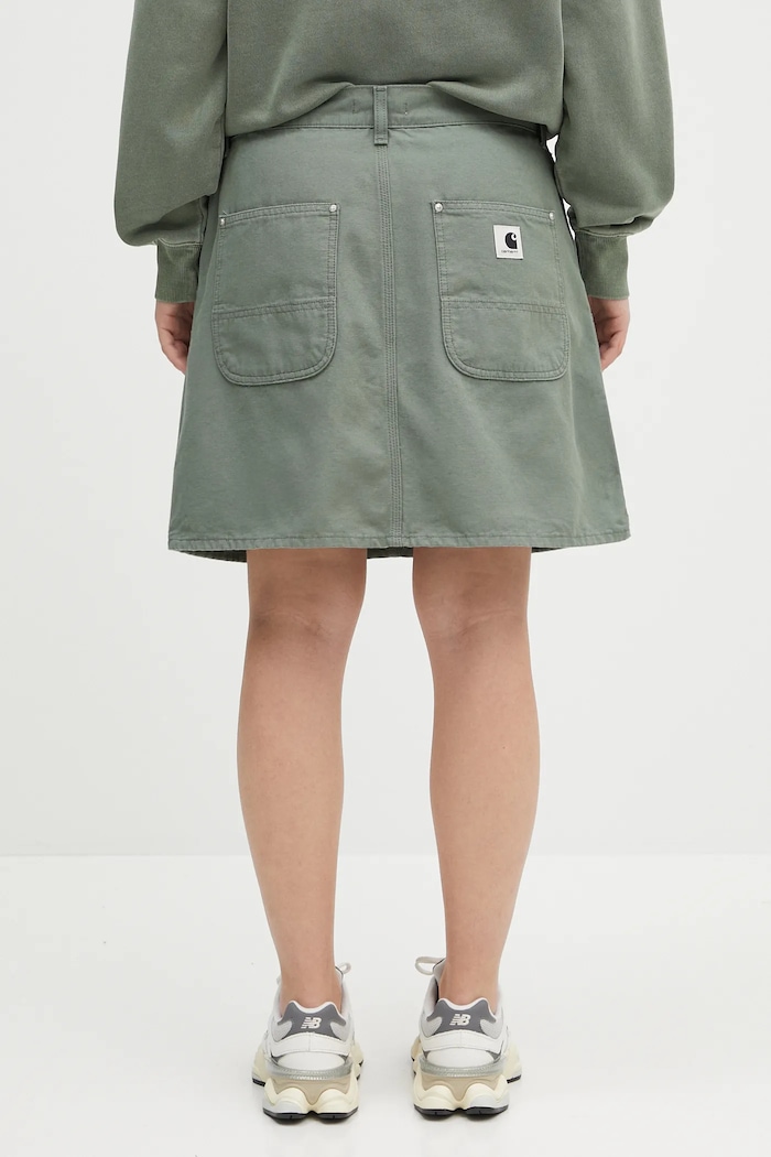 Carhartt WIP denim skirt Maeve Double Knee Skirt — photo 3