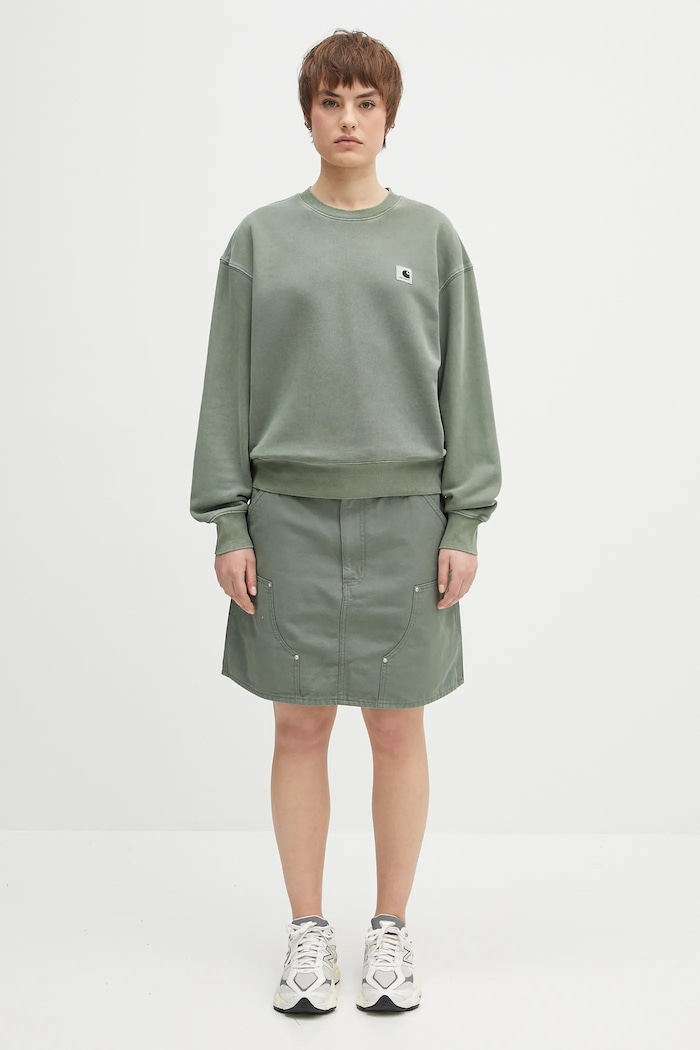 Carhartt WIP denim skirt Maeve Double Knee Skirt — photo 5