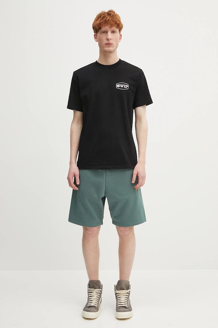 Carhartt WIP cotton shorts Chase Sweat Short — photo 5