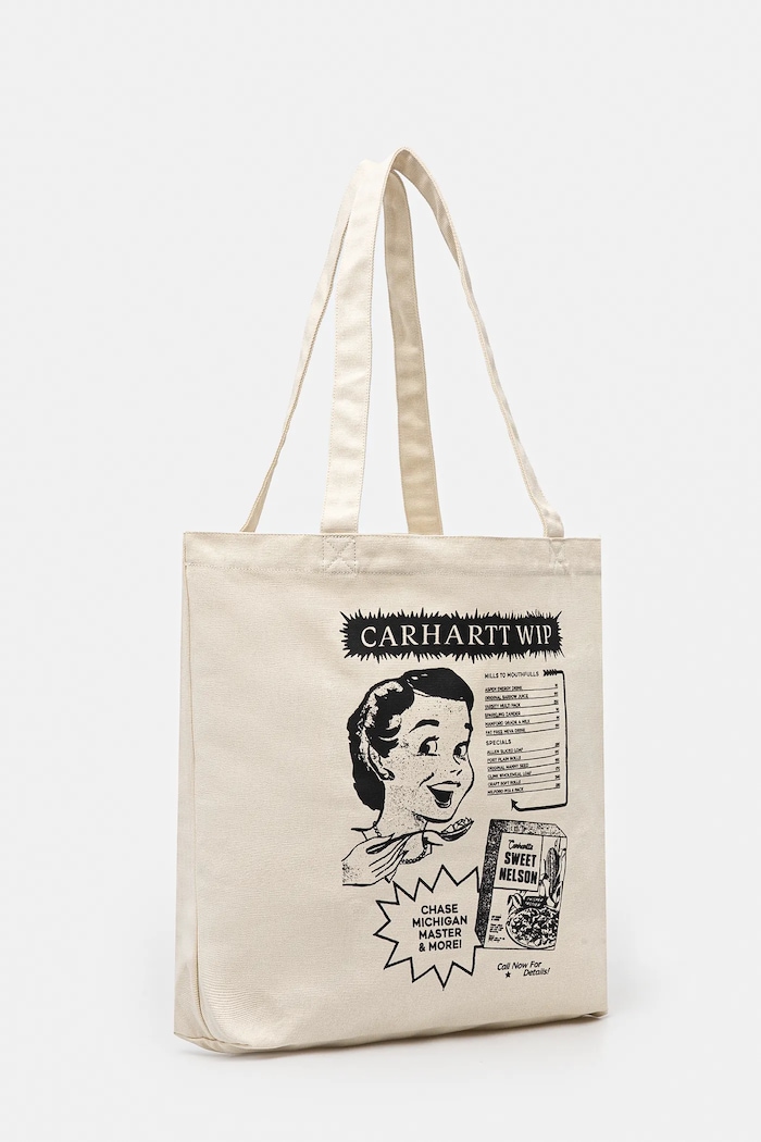 Carhartt WIP cotton bag Canvas Graphic Tote 32 x 36 x 14 cm — photo 2