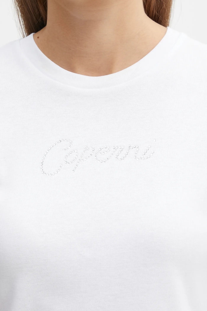 Coperni cotton t-shirt Crystal Logo — photo 4
