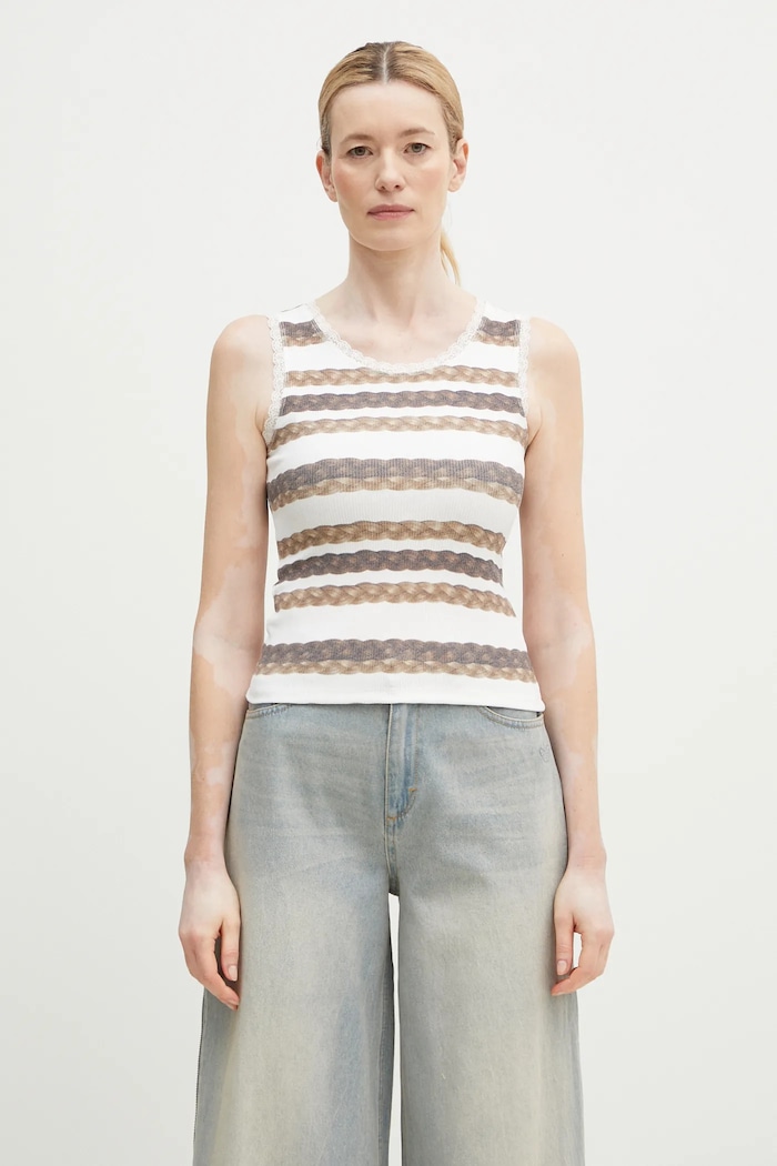 Andersson Bell top Hair Braid Stripe