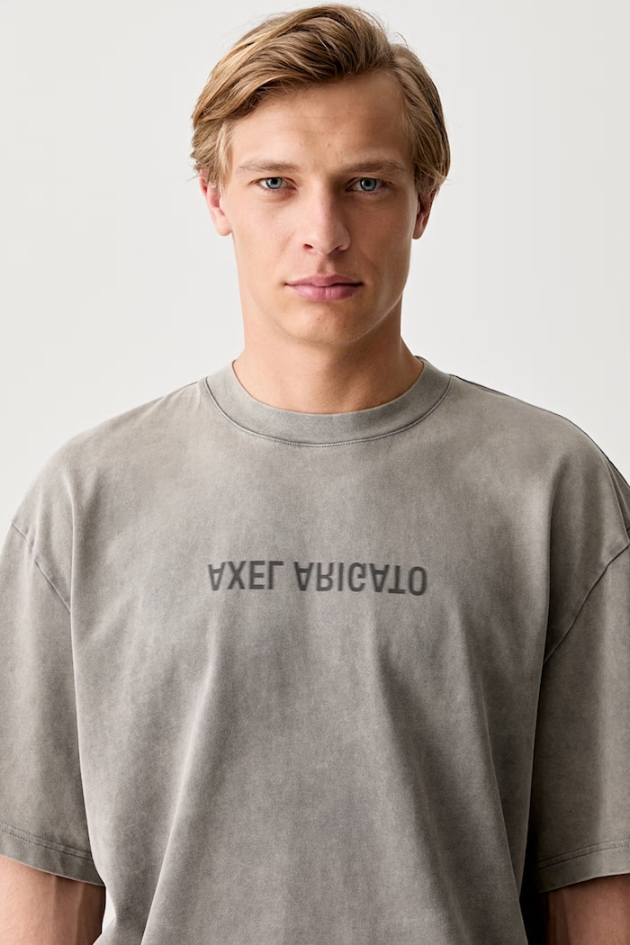 Axel Arigato Washed T-Shirt oversize t-shirt cotton Men's — photo 4