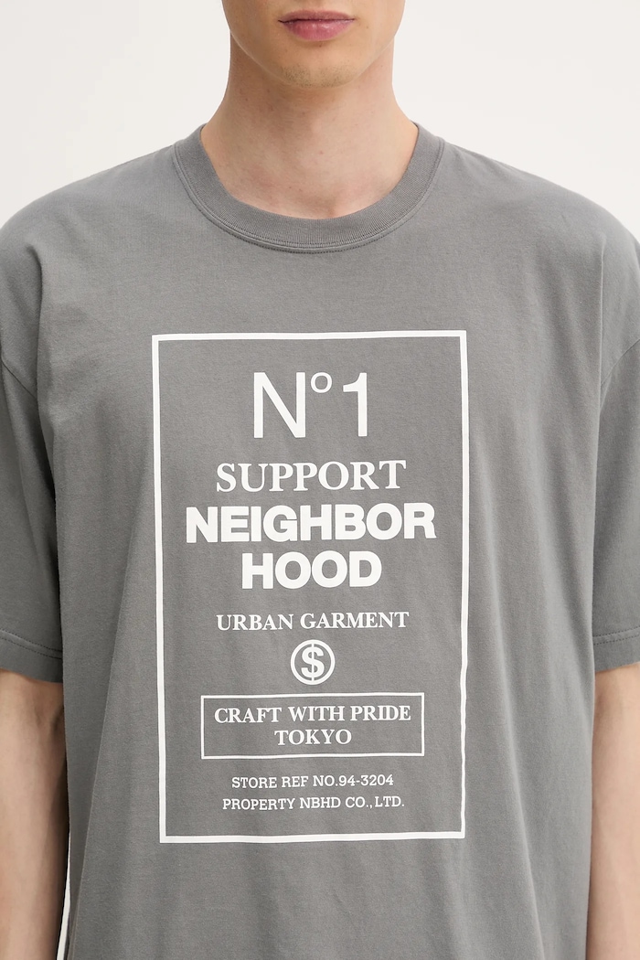 NEIGHBORHOOD cotton t-shirt Nh . Tee Ss-15 — photo 4