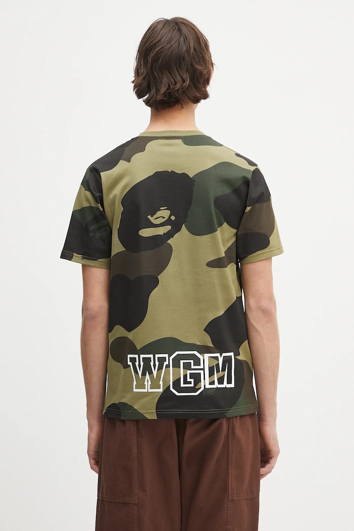 A Bathing Ape cotton t-shirt Giant 1St Camo Shark — photo 3