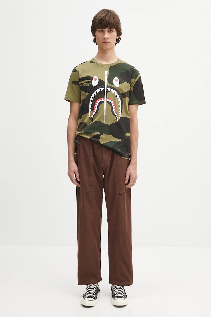 A Bathing Ape cotton t-shirt Giant 1St Camo Shark — photo 5