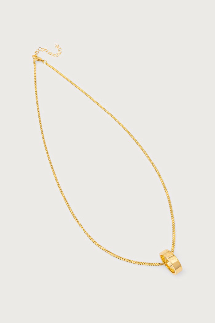MM6 Maison Margiela necklace brass Women's