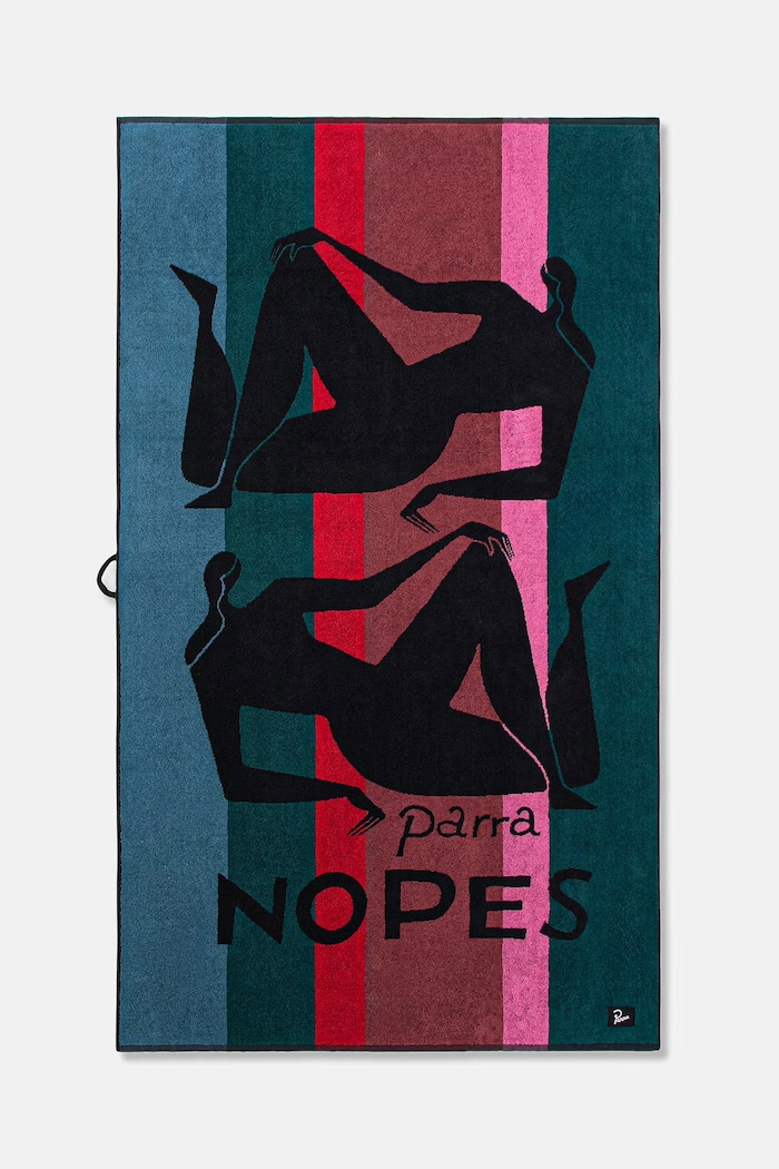 by Parra cotton beach towel Nope und nopes