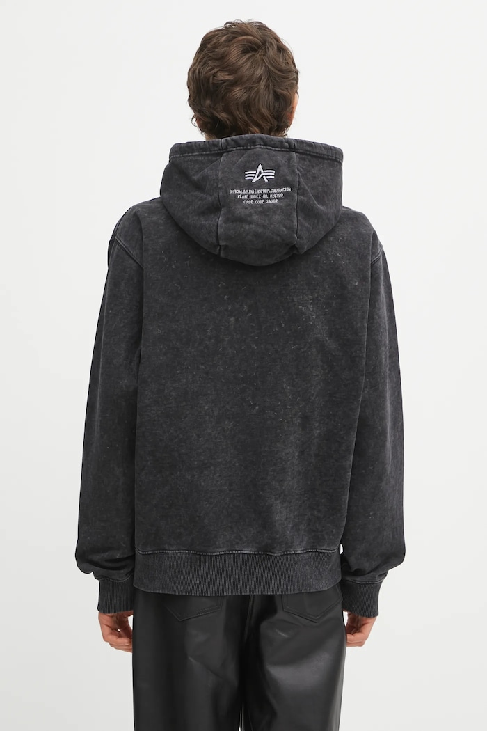 Alpha Industries sweatshirt Acid Logo Hoodie — photo 3