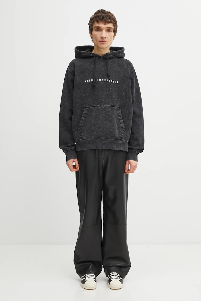 Alpha Industries sweatshirt Acid Logo Hoodie — photo 4