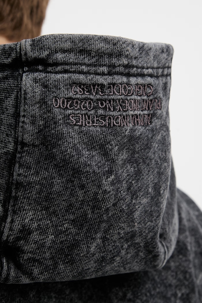 Alpha Industries cotton sweatshirt World Embroidery Hoodie — photo 5