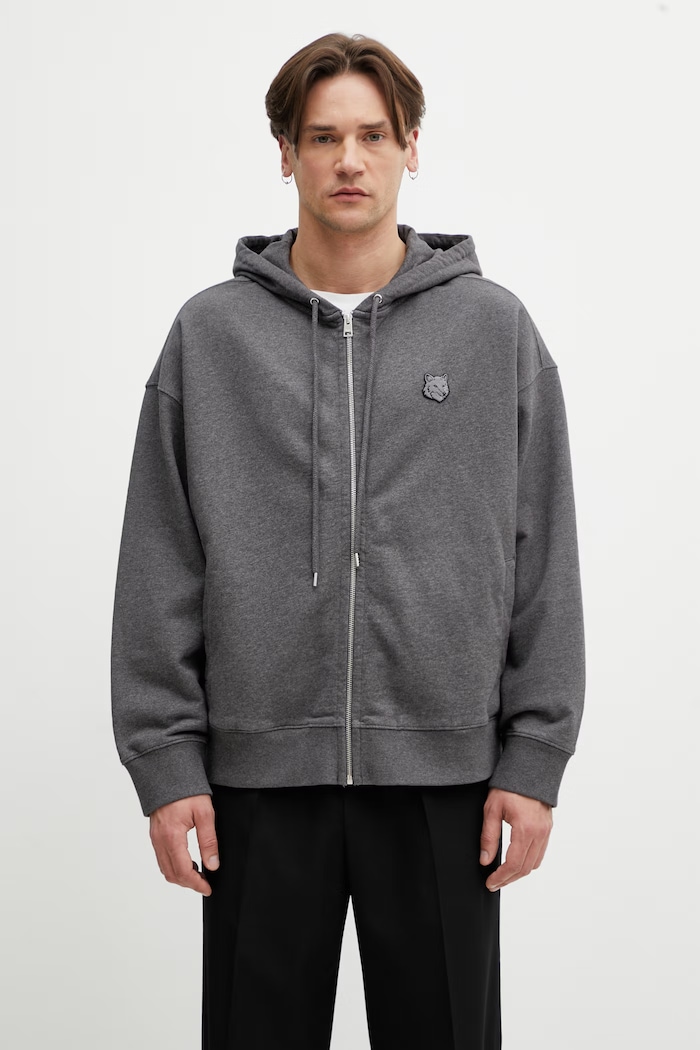 Maison Kitsuné Fox Head Men's cotton hoodie