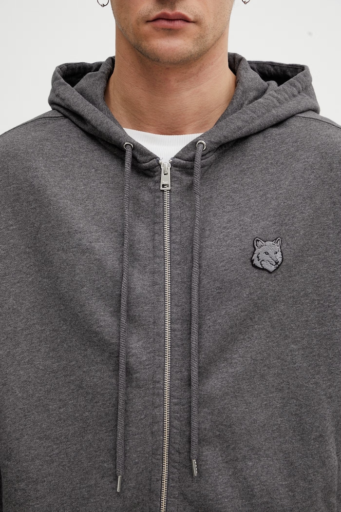 Maison Kitsuné Fox Head Men's cotton hoodie — photo 4