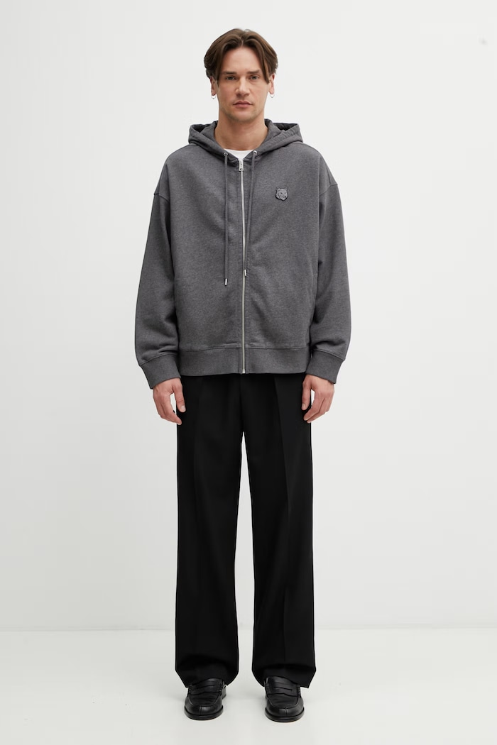 Maison Kitsuné Fox Head Men's cotton hoodie — photo 5