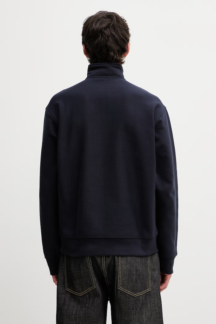 Carhartt WIP Half Zip American Script Sweat lounge sweatshirt cotton with elastane Men's — photo 3