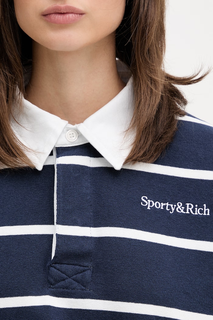 Sporty & Rich longsleeve Women's cotton Serif — photo 4
