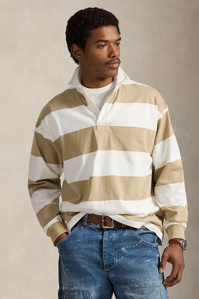 Polo Ralph Lauren cotton longsleeve top JERSEY-LSL-RUG