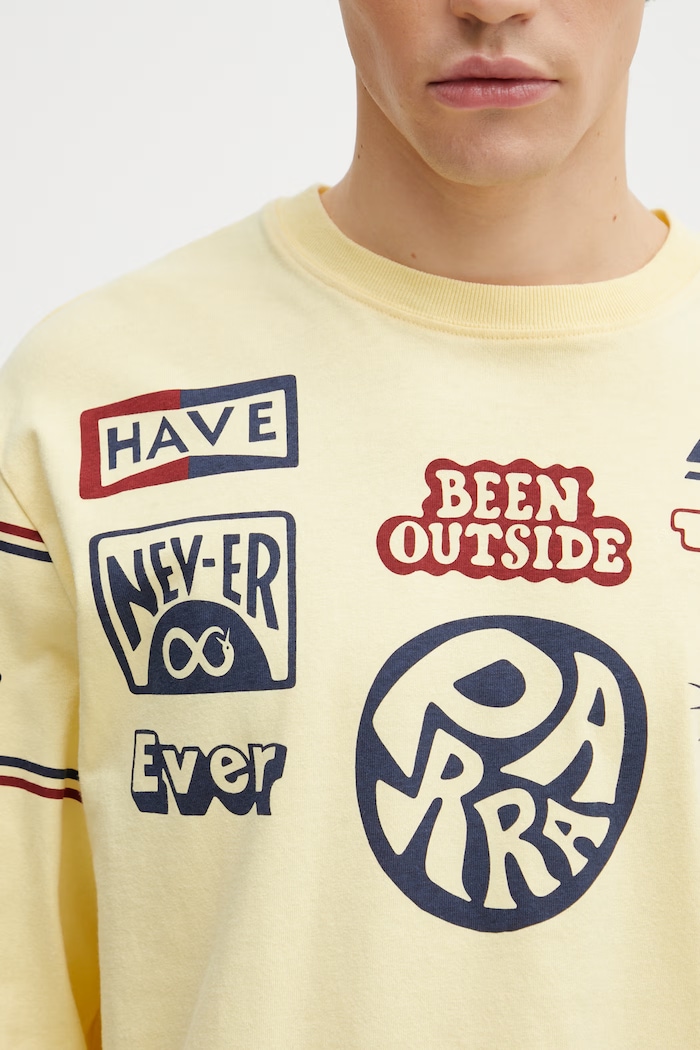 by Parra Never sinister longsleeve men's cotton — photo 4