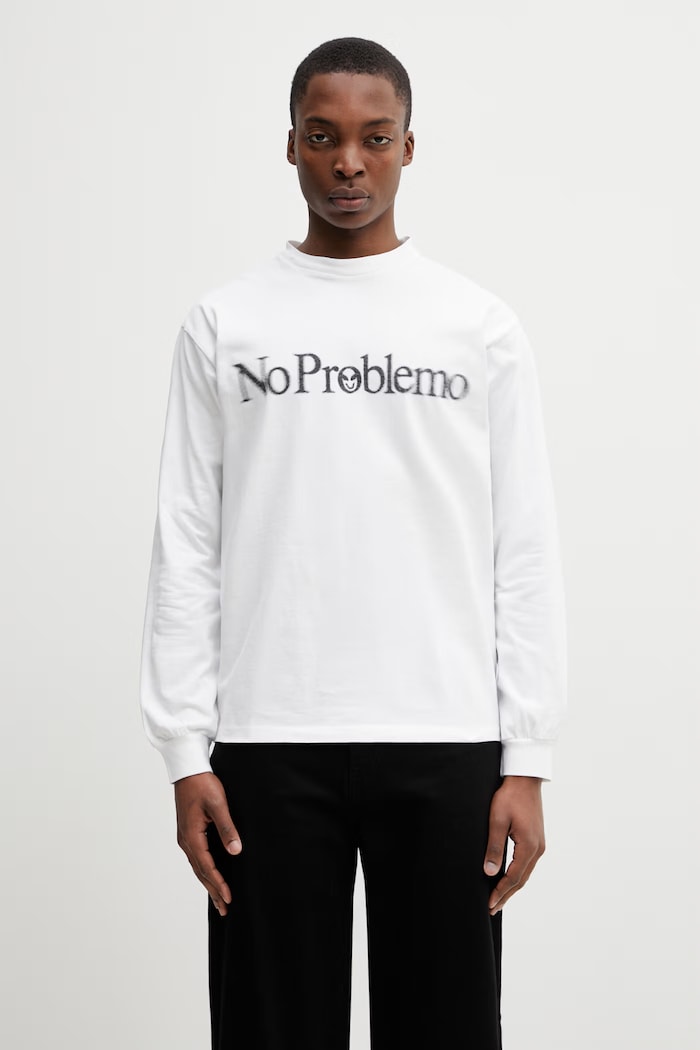 No Problemo Smile Away longsleeve Men's cotton — photo 3