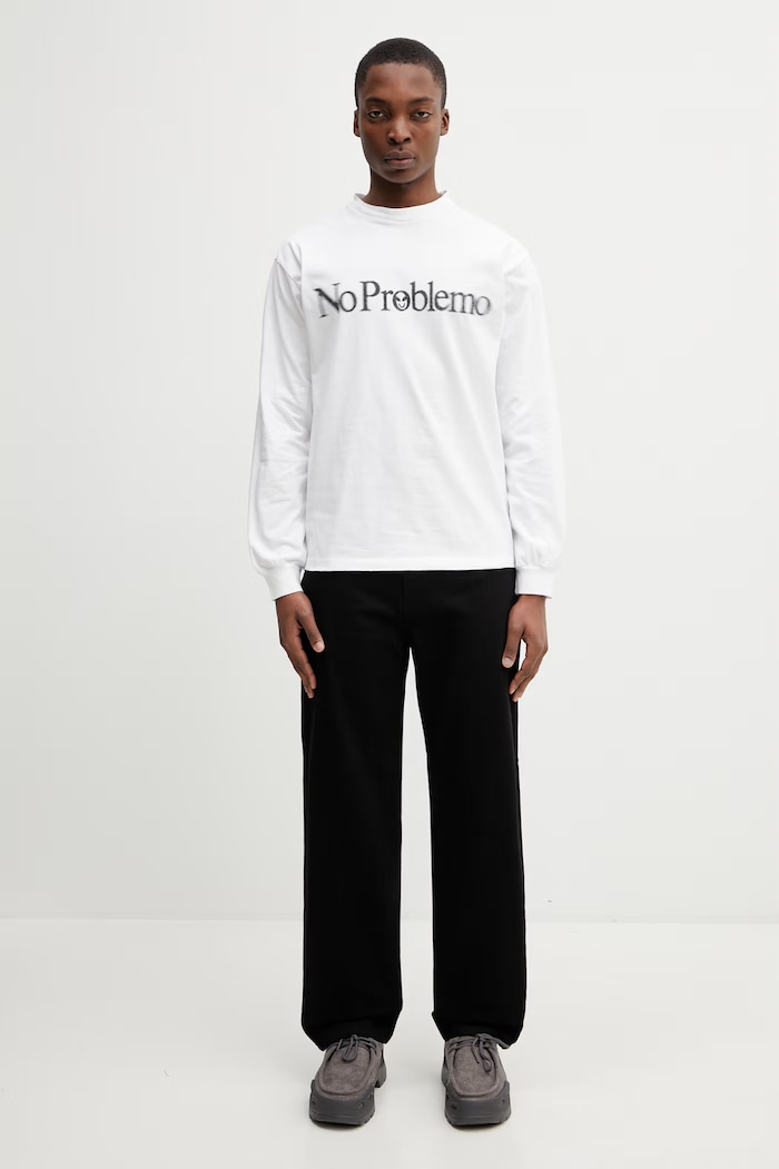 No Problemo Smile Away longsleeve Men's cotton — photo 5