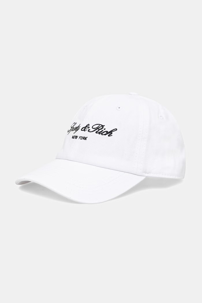 Sporty & Rich Signature NY baseball cap cotton