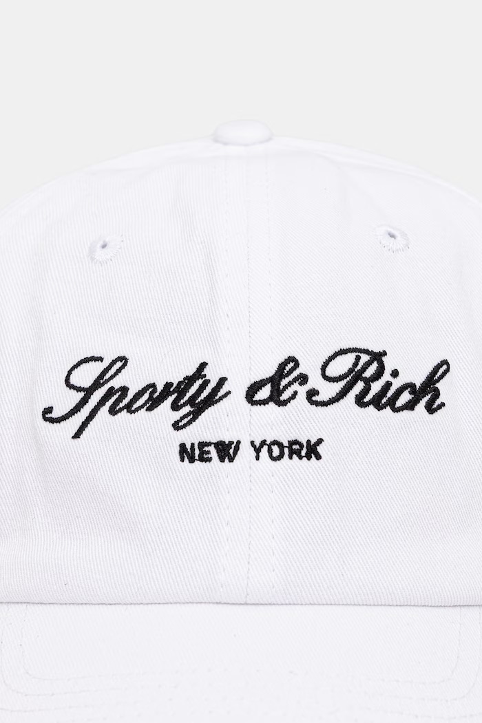 Sporty & Rich Signature NY baseball cap cotton — photo 2