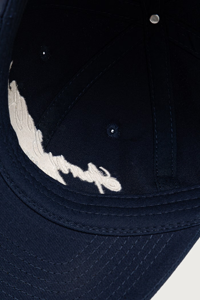 Sporty & Rich International cap with a visor cotton — photo 4