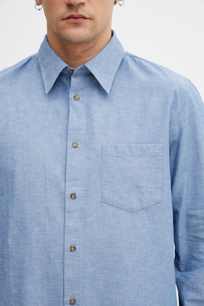 A.P.C. En Lin Men's cotton shirt — photo 4