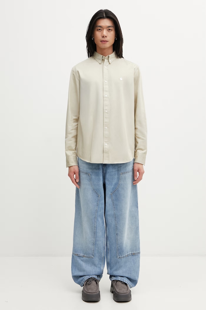 Carhartt WIP L/S Madison Shirt men's cotton shirt — photo 5