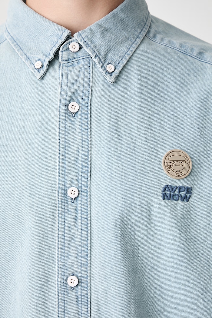 AAPE shirt denim Men's — photo 5