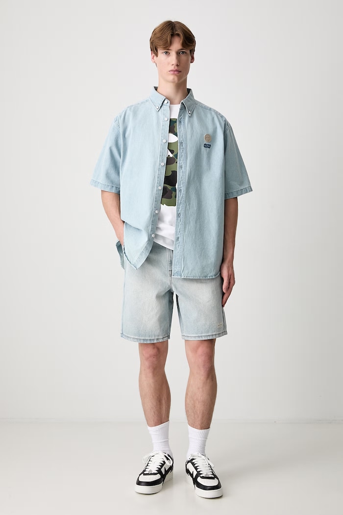 AAPE shirt denim Men's — photo 6