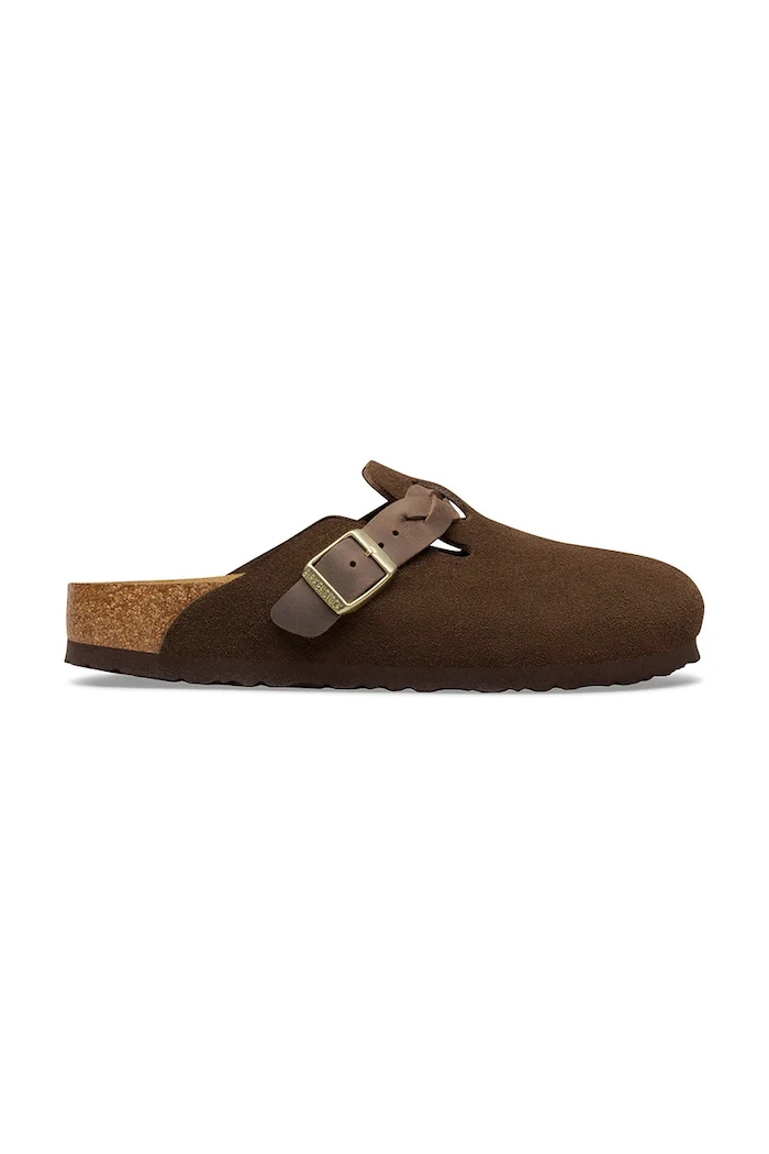 Birkenstock Boston Braided Flip-flops mules Women's suede
