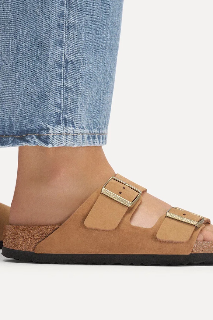 Birkenstock Arizona Women's nubuck flip-flops — photo 7