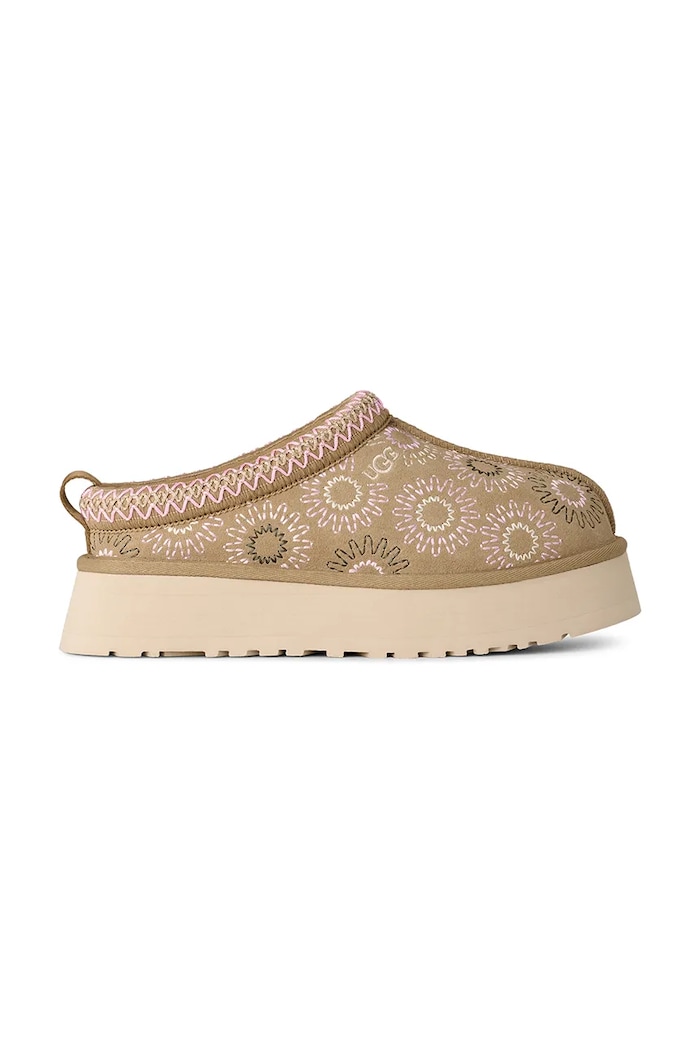 UGG suede slippers W Tazz Sun Stitch