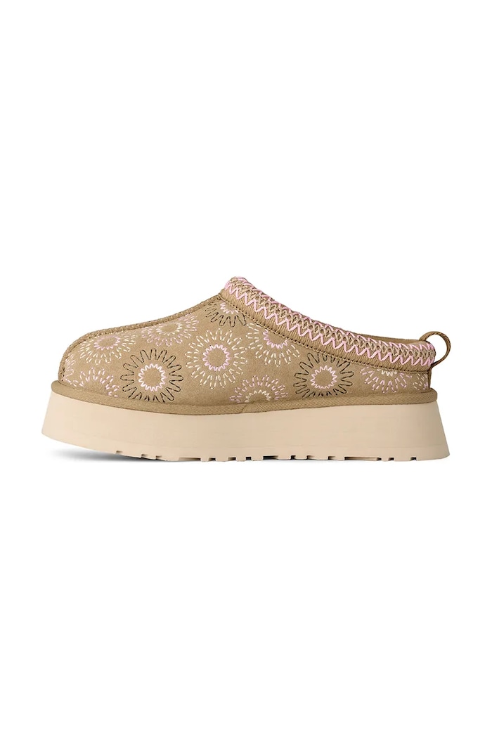 UGG suede slippers W Tazz Sun Stitch — photo 4